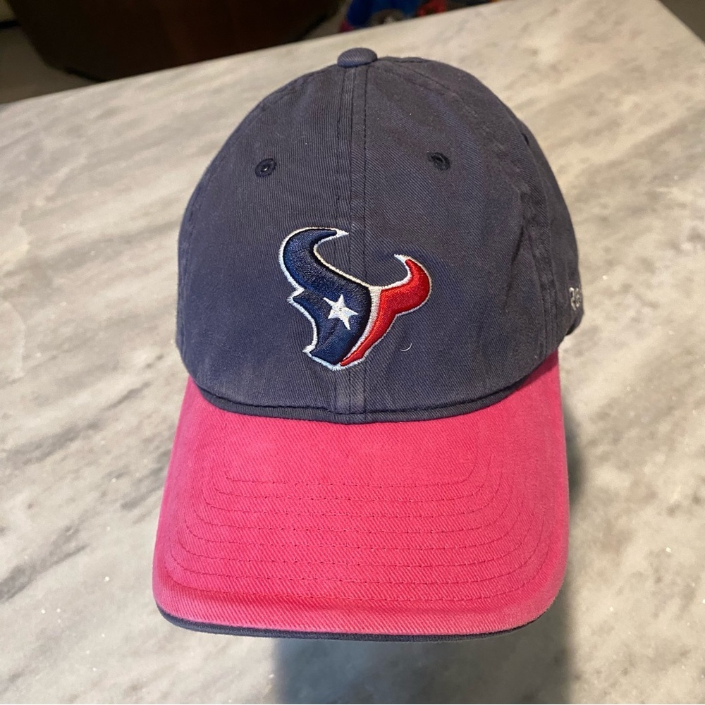 Houston Texans Cap Reebok NFL Hat Texans Hat Pink Bill Unisex